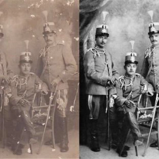 Restauración de fotografía deteriorada