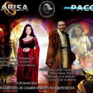 Diseño Tarjeta de boda de película