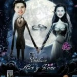 Tarjeta de Boda como portada de película