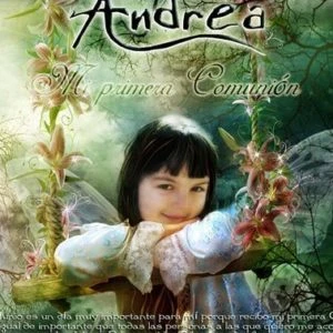 tarjeta de invitación de Primera Comunión