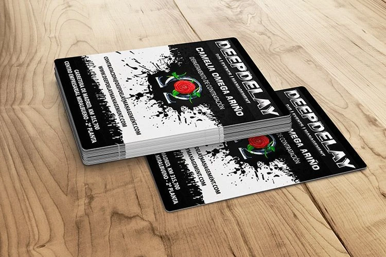 Diseño de tarjeta de visita: Deepdelay Management