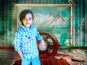 Invitación de Primera Comunión personalizada con la fotografía del niño