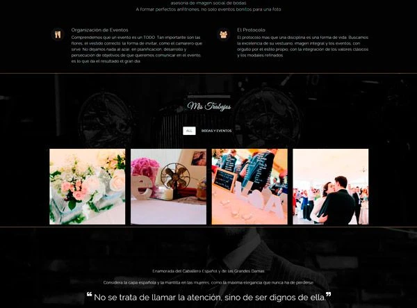 Diseño de páginas webs Creativas. web myexclusive Diseño de páginas webs Creativas