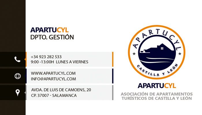 Logotipo y tarjeta para apartucyl