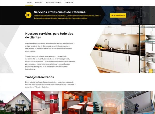 Diseño de páginas webs Creativas. web reformas y construccion Diseño de páginas webs Creativas. web reformas y construccion