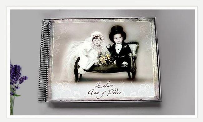 Libro de firmas para bodas personalizado